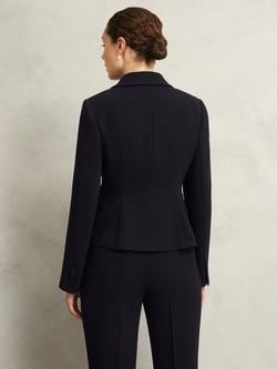 Hobbs Rae Crepe Blazer, Black - view 2, Black