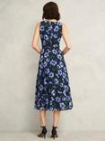 Hobbs Carly Floral Sleeveless Fit And Flare Midi Dress