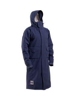 Red Unisex EVO Pro Slimline Waterproof Changing Robe Parka Jacket, Admiral Blue