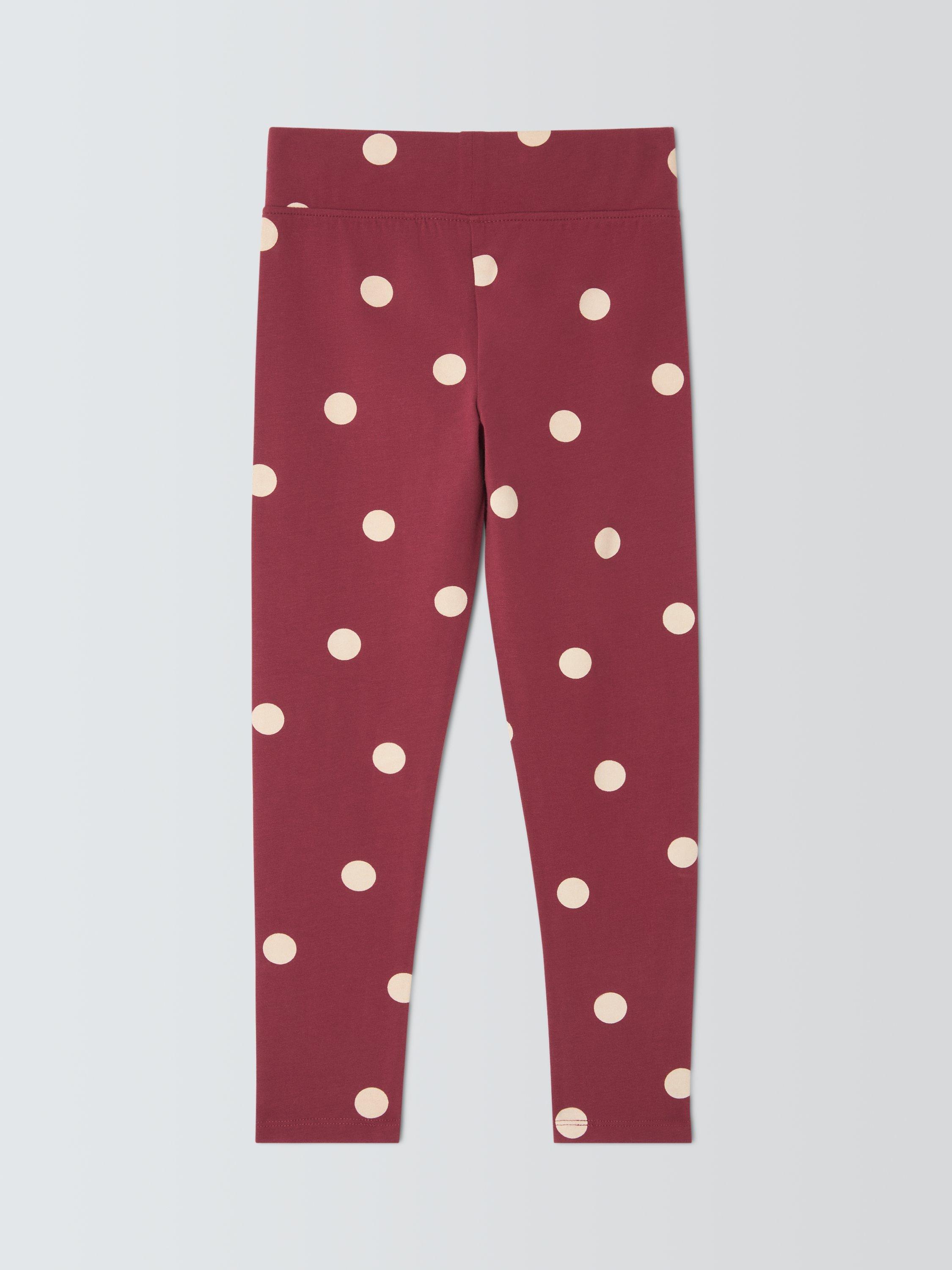 Product image 7 of 7, which shows John Lewis Kids' Polka Dot Leggings, Multi, 3 years