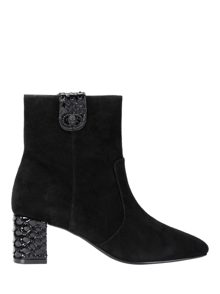 Kurt Geiger London Chelsea Trim Ankle Boots, Black, Black