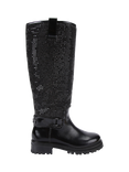 Kurt Geiger London Kurt Embellished Knee High Boots, Black