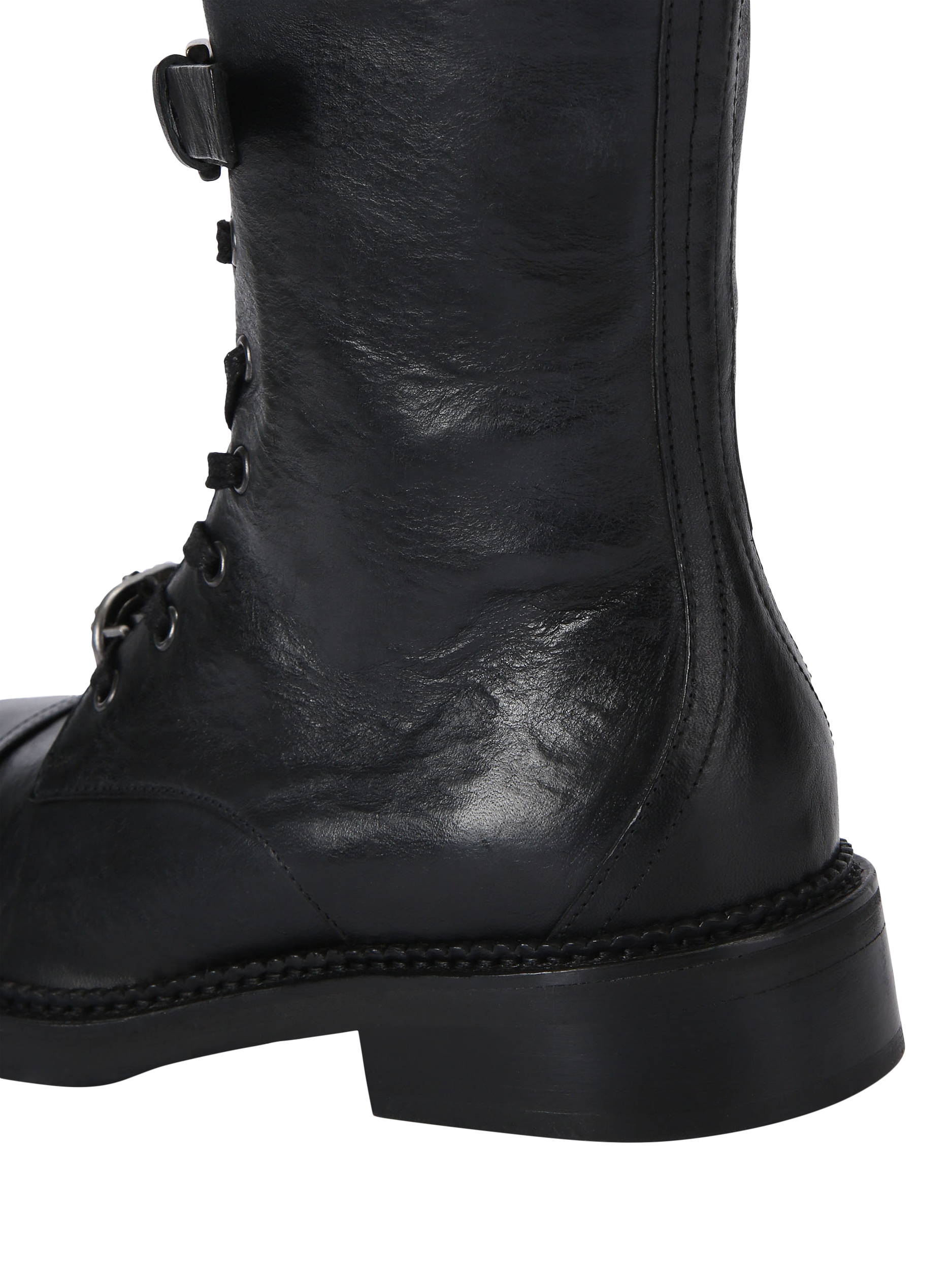 Product image 5 of 6, which shows Kurt Geiger London Monument Leather Boots, Black, 3