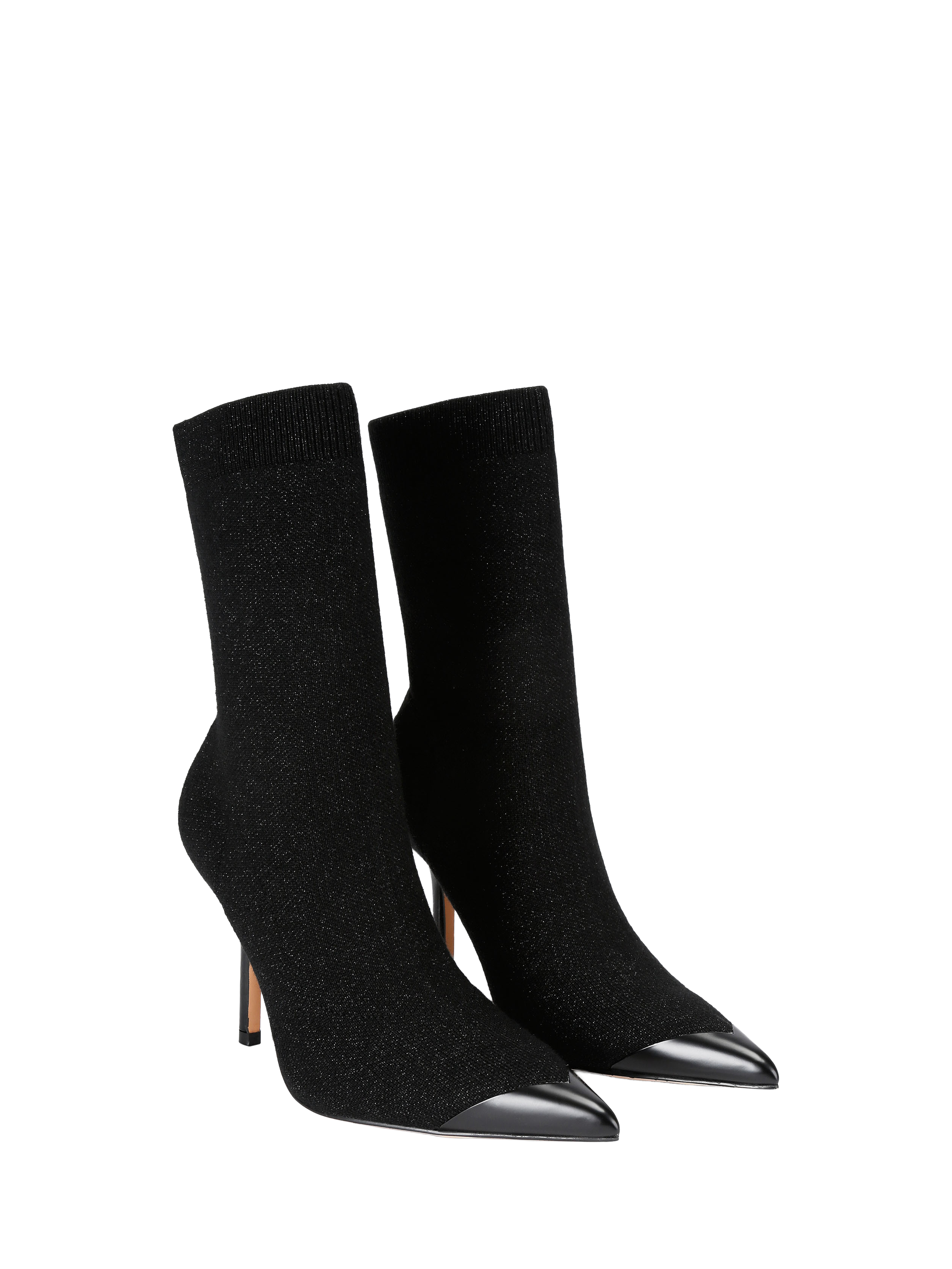 Product image 3 of 5, which shows Kurt Geiger London Regent Cap Point Toe Ankle Boots, Black, 3