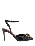 Kurt Geiger London Chelsea Ankle Strap Snake Embossed Sandals