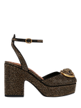 Kurt Geiger London Chelsea Closed Platform Sandals, Gold Comb