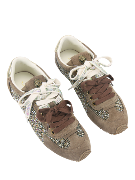 Kurt Geiger London Islington Trainers, Beige/Multi - view 2, Beige/Multi