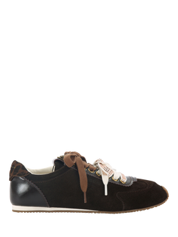 Kurt Geiger London Islington Suede Trainers, Brown, Brown