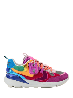 Kurt Geiger London Kurt Lace Up Runner Trainers, Multi, Mult/Other