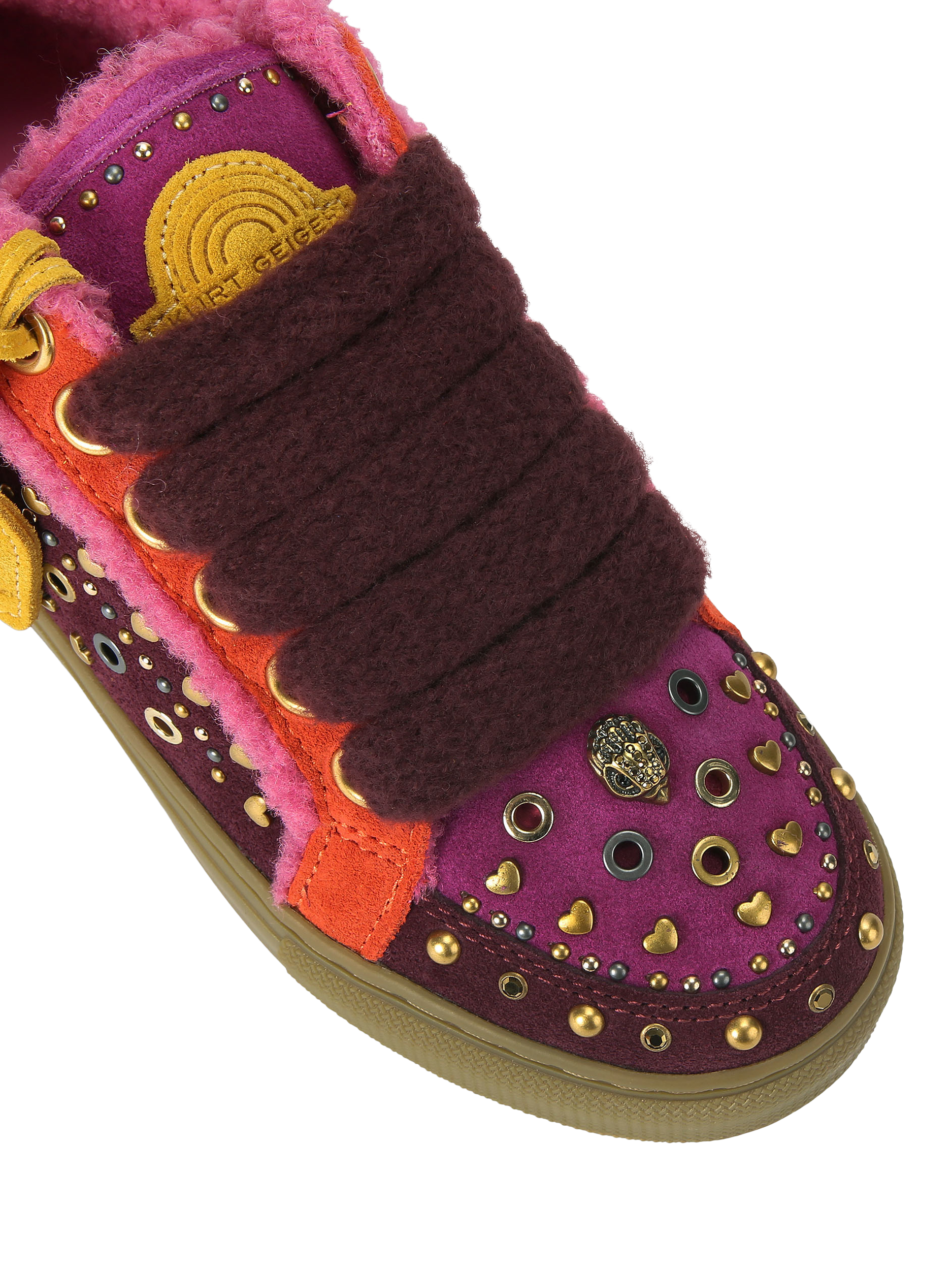 Product image 4 of 4, which shows Kurt Geiger London Southbank Tag Trainers, Multi, 3