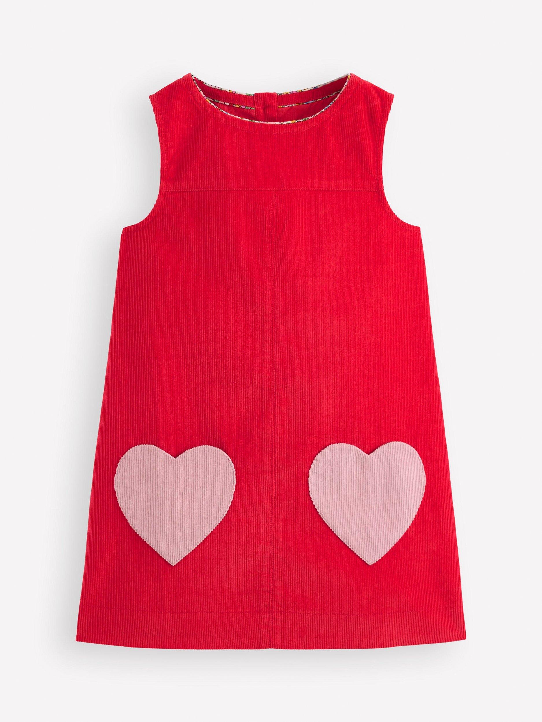 Robe Pinafore Mini Boden Pour Fille 2-3 Ans - Multicolore Gris Rose