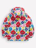 Mini Boden Kids' 2-in-1 Padded Coat, Multi Pop Flower