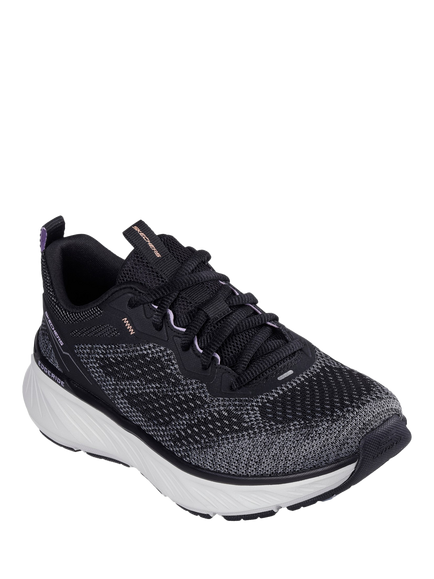 Skechers Edgeride Power Flow Trainers, Black/Lavender - view 2, Black/Lavender
