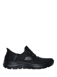 Skechers Summits Diamond Dream Slip On Trainers, Black