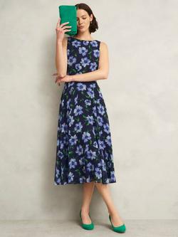 Hobbs Jas Magnetic Closure Clutch - view 2, Amethyst Green