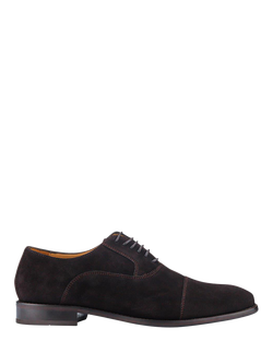 Jones Bootmaker Matthew Suede Oxford Shoes, Brown, Brown