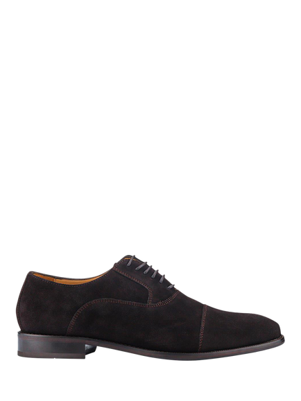 Jones Bootmaker Matthew Suede Oxford Shoes, Brown, Brown