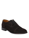 Jones Bootmaker Matthew Suede Oxford Shoes, Brown