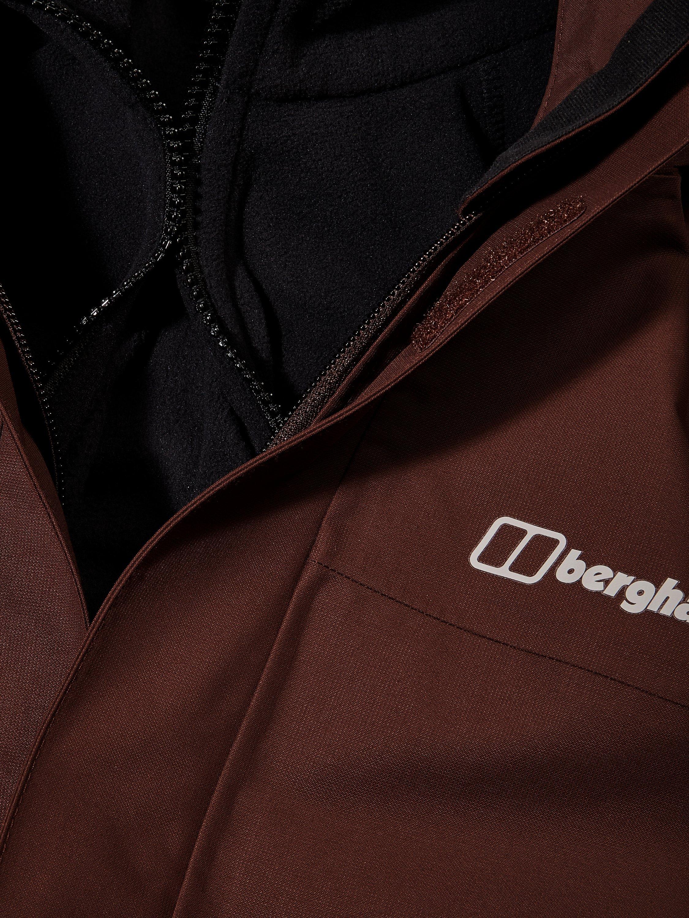 Product image 10 of 11, which shows Berghaus Hydroshell RG Alpha 2.0 3-in-1 Hooded Jacket, Cedar Brown, XL