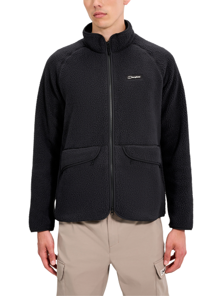 Berghaus Hanby Relaxed Fit Fleece Jacket, Jet Black, Jet Black