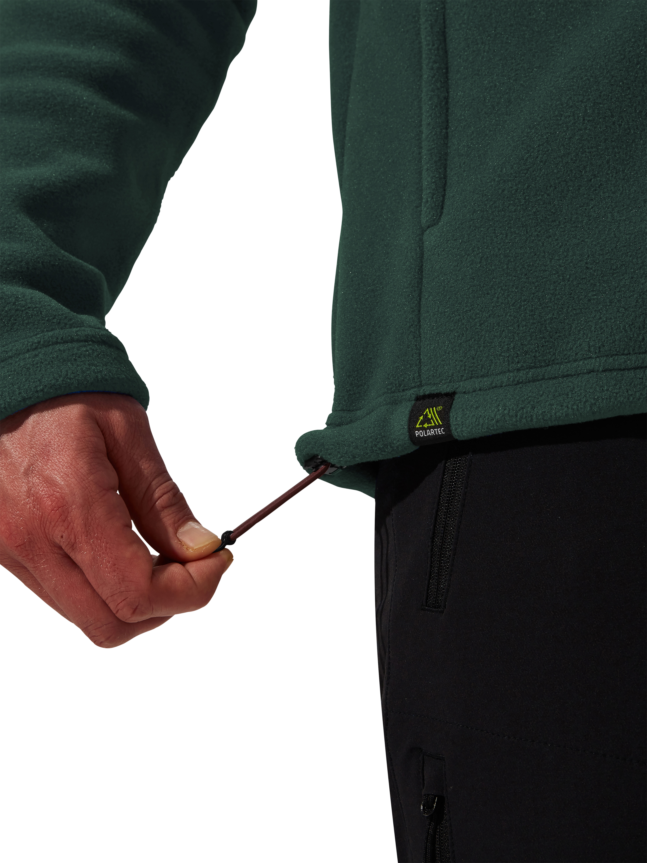 Product image 5 of 10, which shows Berghaus Prism Guide Fleece Jacket, Jet Black, S