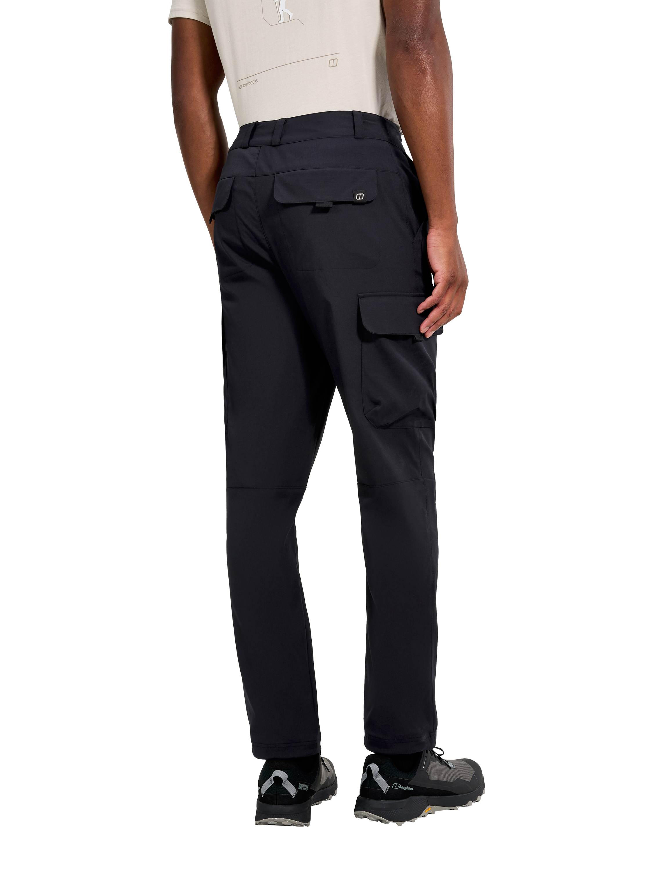 Product image 2 of 9, which shows Berghaus Everyday Cargo Trousers, Jet Black, S