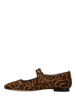 Sam Edelman Michaela Mary Jane Ballerina Pumps, Brown/Black - view 2, Brown/Black