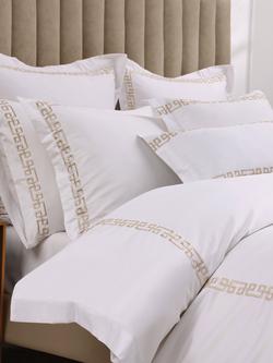 Muir Ares Egyptian Cotton 500 Thread Count Duvet Cover Set - view 2, Champagne