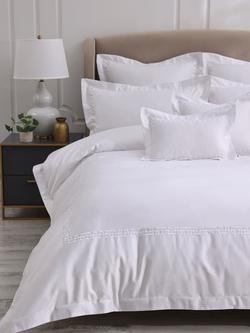 Muir Ares Egyptian Cotton 500 Thread Count Duvet Cover Set - view 2, White