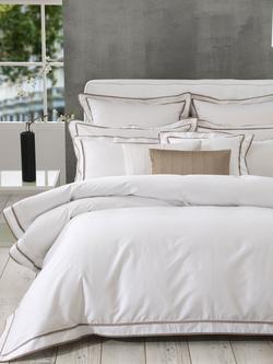 Muir Thenney Egyptian Cotton 500 Thread Count Duvet Cover Set, White
