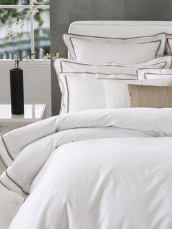 Muir Thenney Egyptian Cotton 500 Thread Count Duvet Cover Set - view 2, White