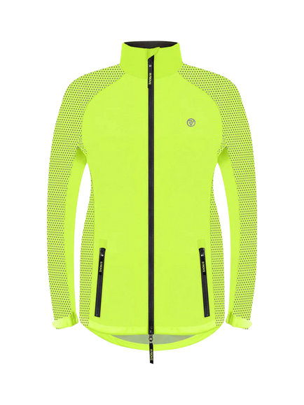 Proviz Women's Solaris Waterproof Reflect 360 Cycling Jersey, Yellow