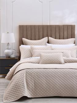 Muir Turner Velvet Bedspread, Latte