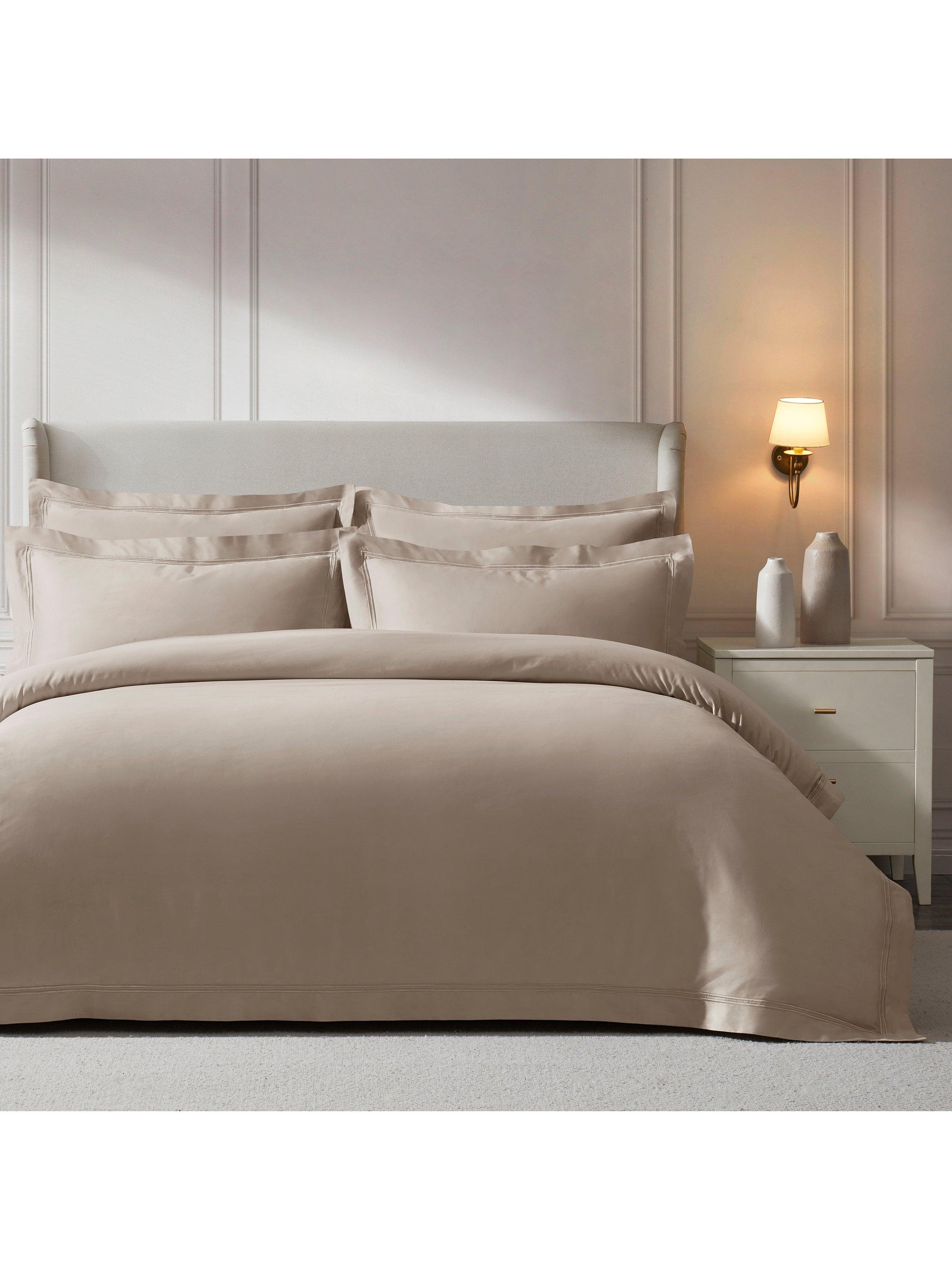 Dusk Cotton Sateen Bedding, Champagne