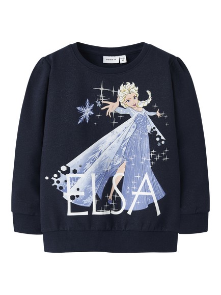 NAME IT Kids' Frozen Sweatshirt, Navy Blazer, Navy Blazer