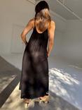 Never Fully Dressed Low Back Rio Print Pocketed Maxi Dress