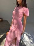 Never Fully Dressed Isabelle Bodycon Mesh Midi Dress