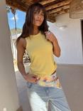 Never Fully Dressed Lemon Ribbed Cotton Tank Top