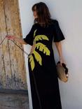 Never Fully Dressed Cotton Blend Palm Riviera Dress