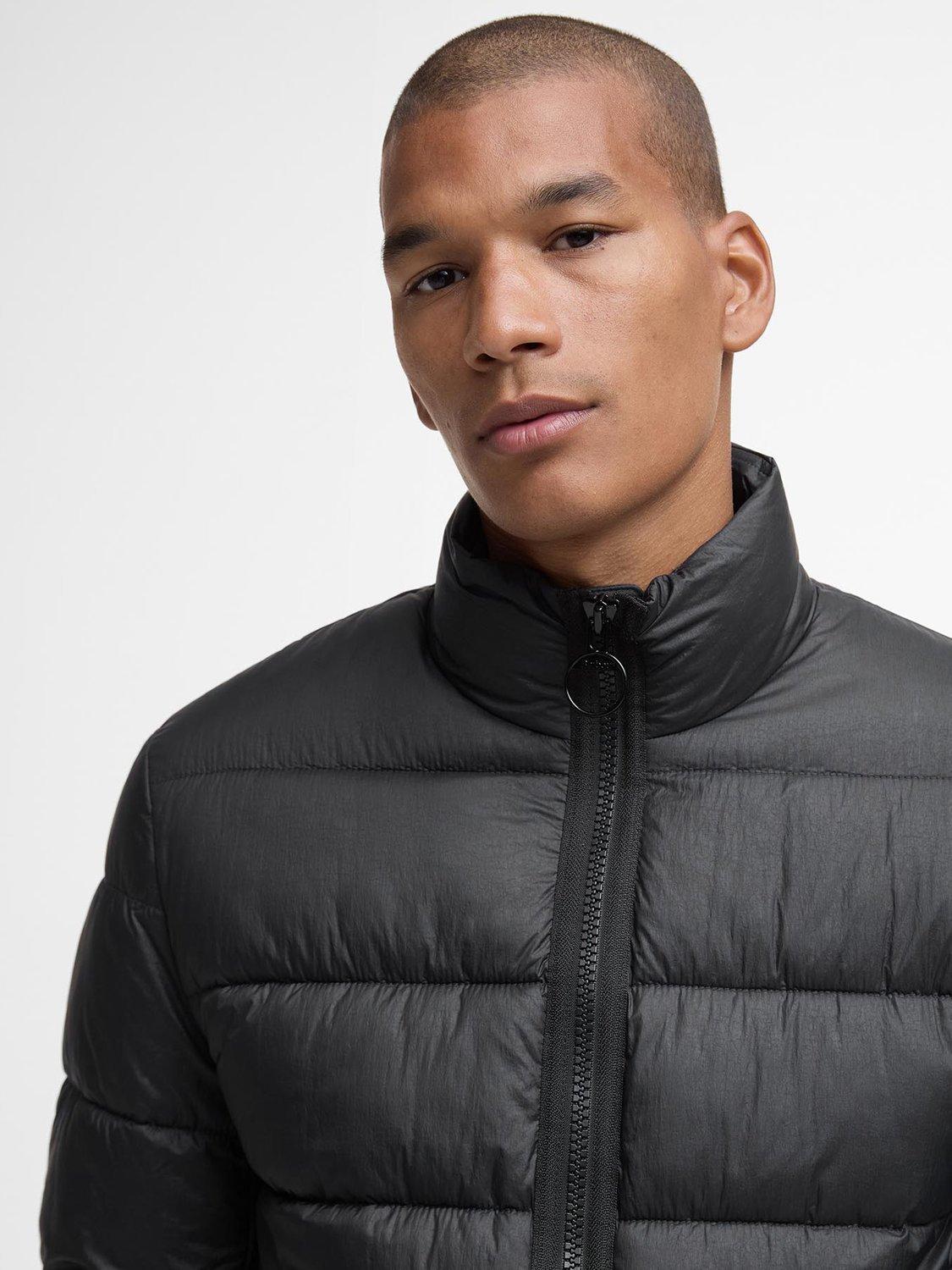 Product image 3 of 7, which shows Barbour Offshore Quilted Jacket, Black, S