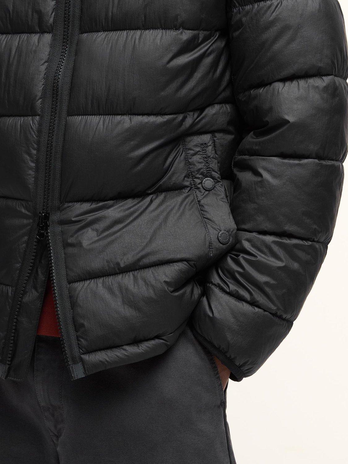 Product image 4 of 7, which shows Barbour Offshore Quilted Jacket, Black, S