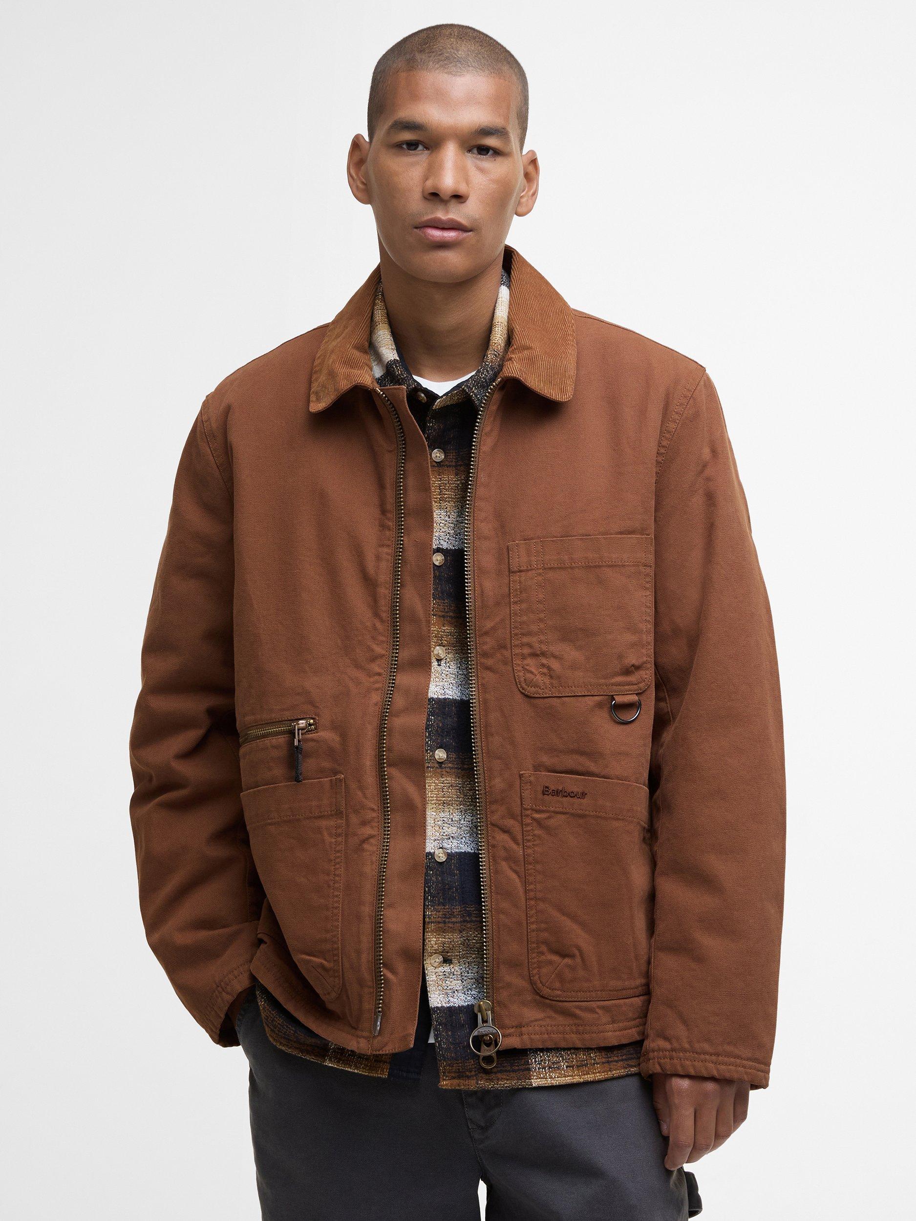 Product image 1 of 6, which shows Barbour Cove Casual Jacket, Umber, S
