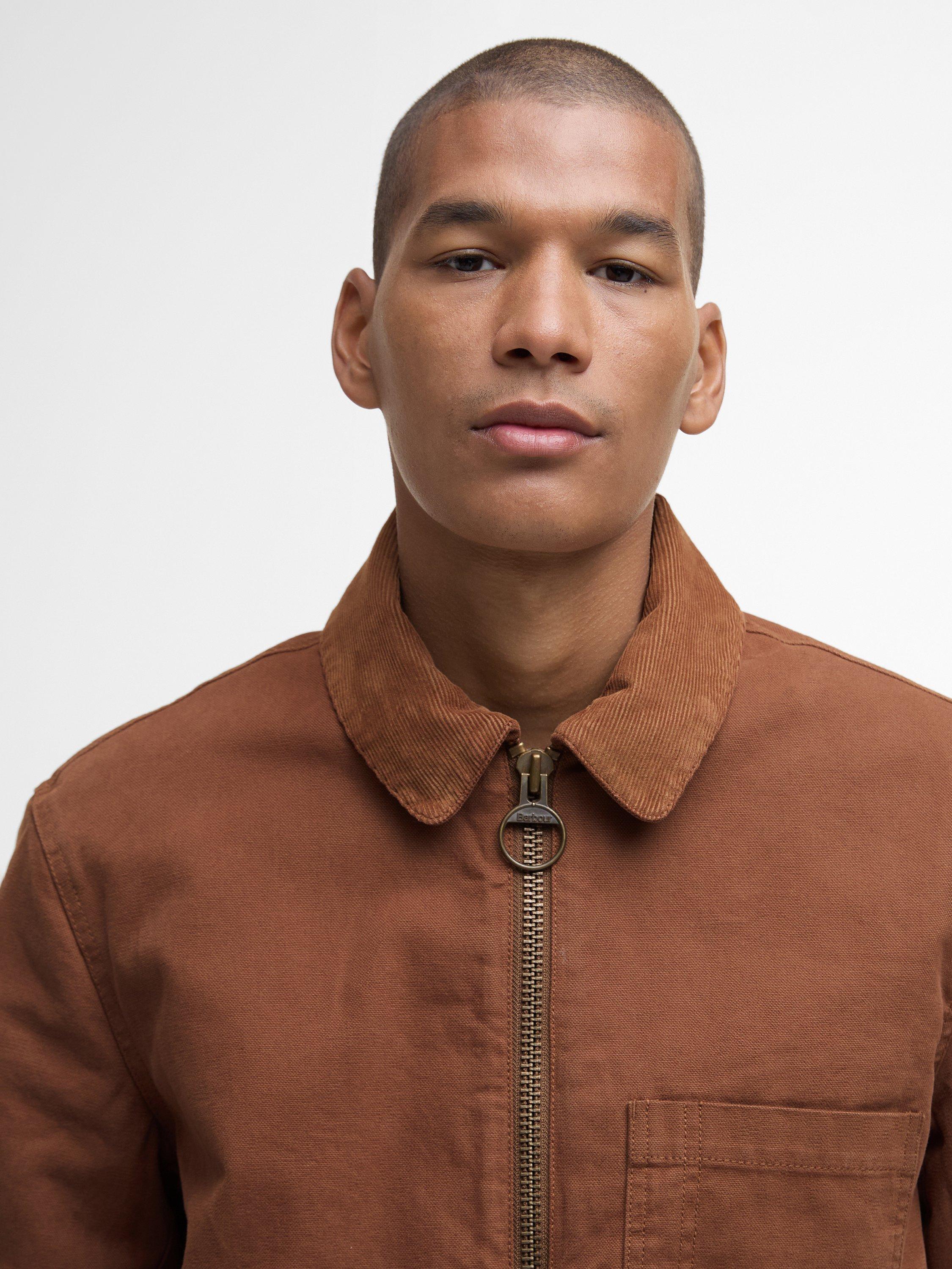 Product image 5 of 6, which shows Barbour Cove Casual Jacket, Umber, S