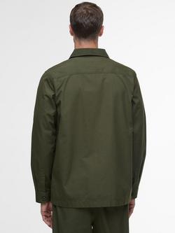 Barbour Cole Cotton Polplin Overshirt, Olive - view 2, Olive