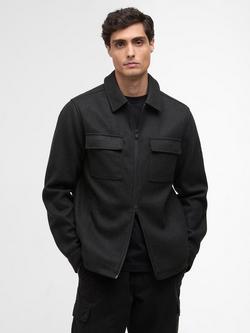 Barbour International Walken Regular Fit Overshirt, Charcoal, Charcoal