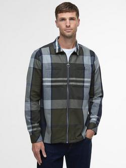 Barbour Lannich Cotton Tartan Overshirt, Fernwood Tartan, Fernwood Tartan