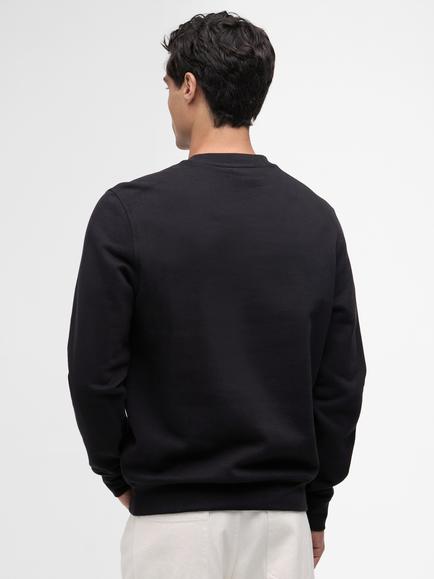 Barbour International Essential Cotton Graphic Sweatshirt, Black - view 2, Black