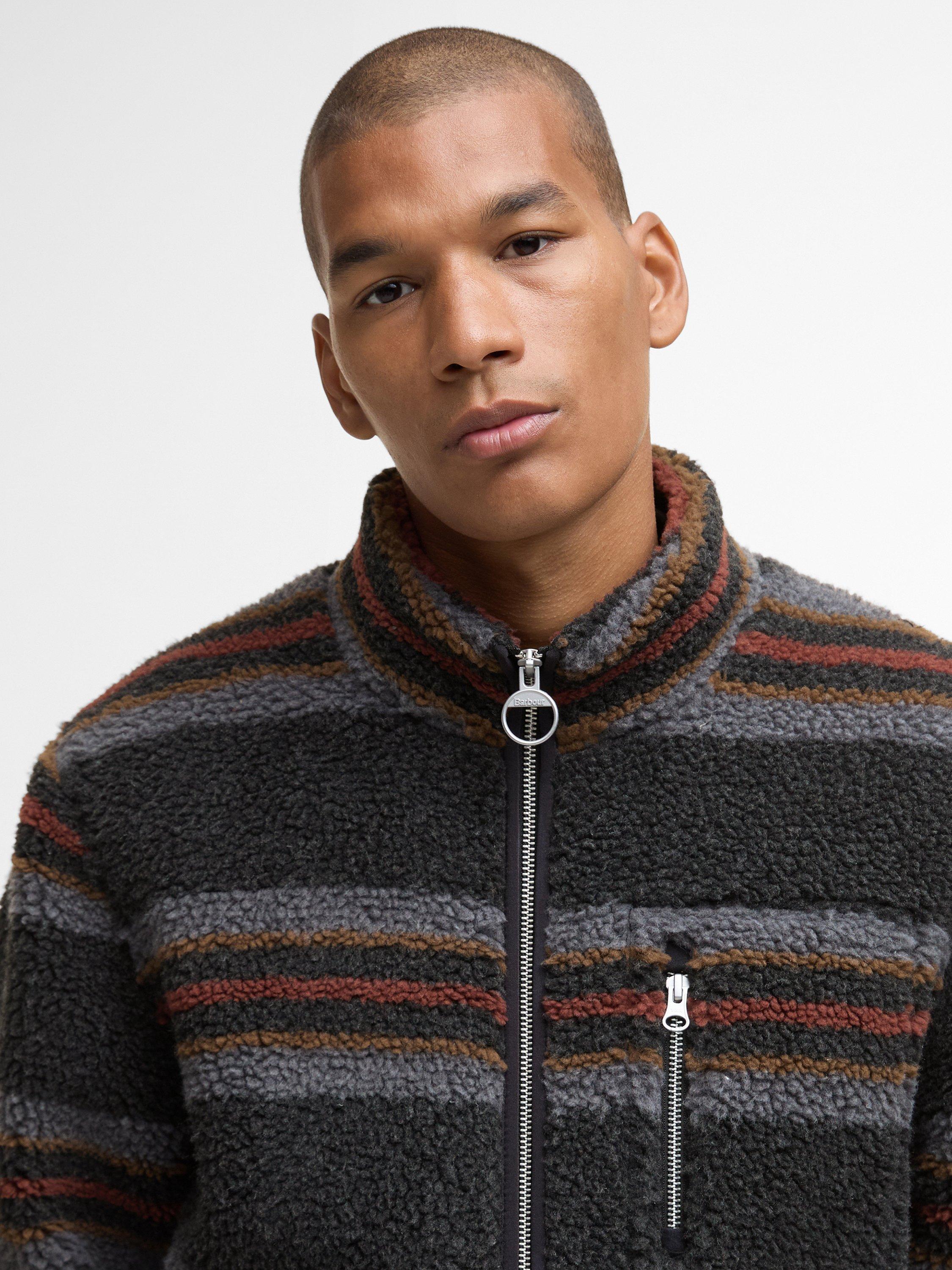 Product image 3 of 7, which shows Barbour Endmoor Relaxed Fit Fleece, Black Mix, S