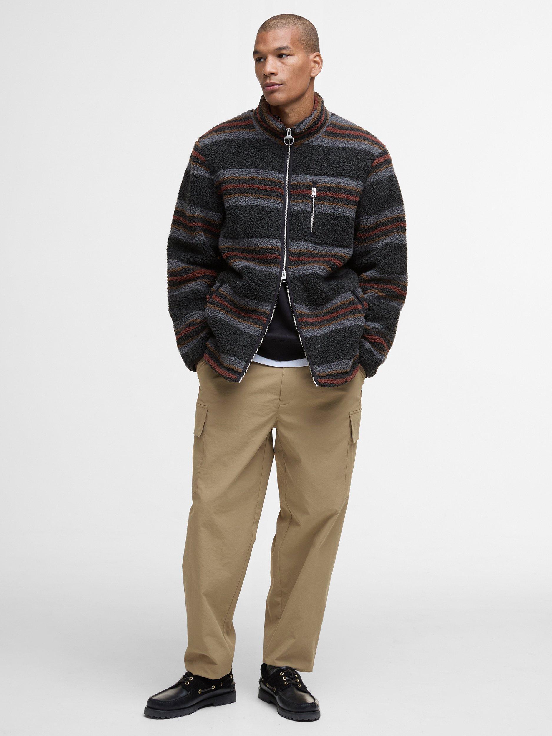 Product image 6 of 7, which shows Barbour Endmoor Relaxed Fit Fleece, Black Mix, S