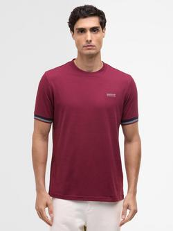 Barbour International Vase Cotton Regular Fit Short Sleeve T-Shirt, Antique Red, Antique Red